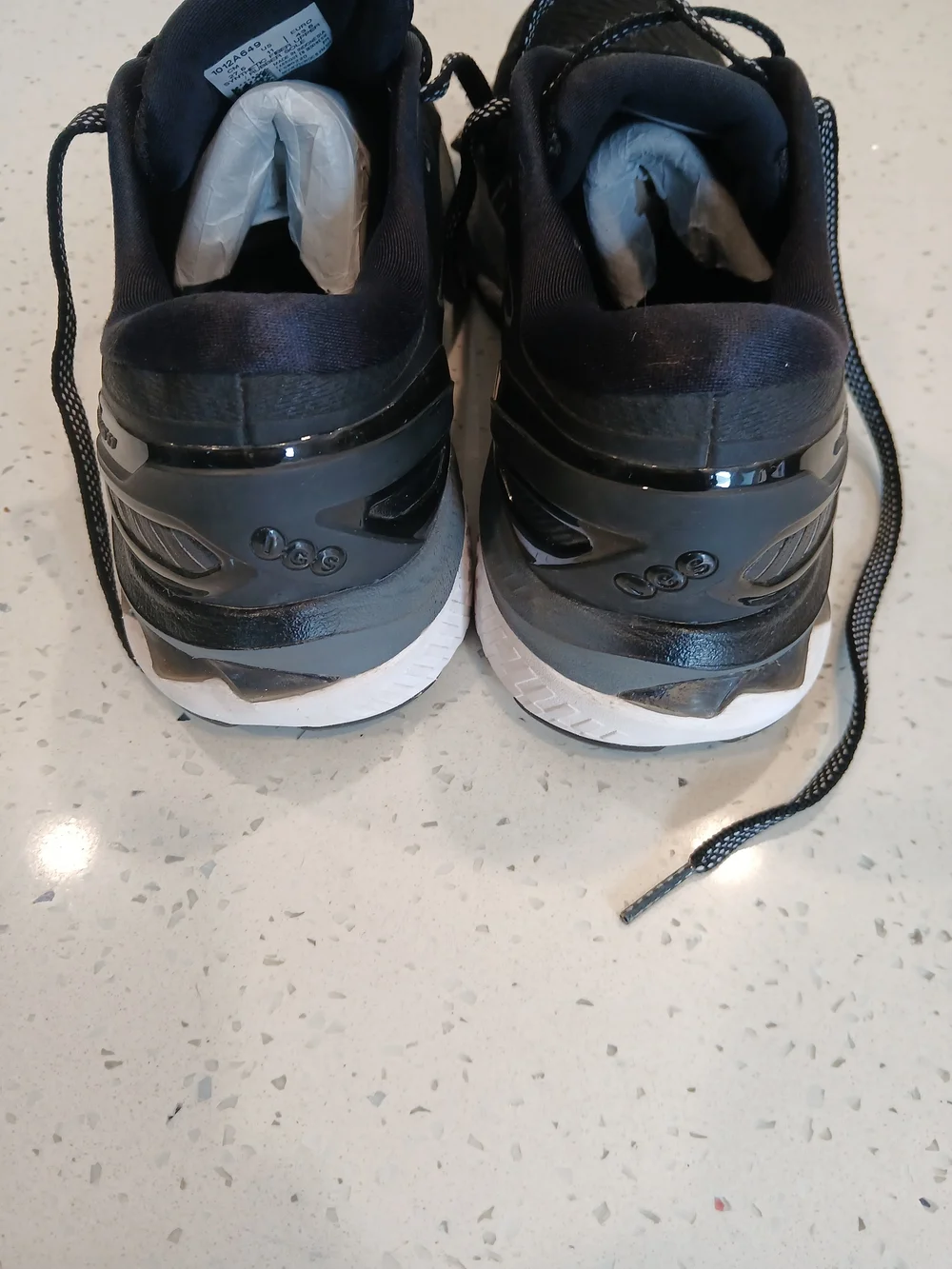 Size 11 - Asics Gel Kayano 27 Black Silver W